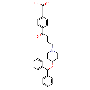 Chemical structure of Carebastine , CAS 90729-42-3, AChemBlock Y225937