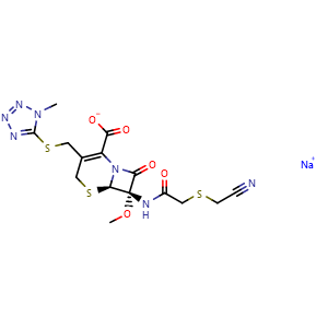 Chemical structure of Cefmetazole sodium , CAS 56796-39-5, AChemBlock Y225946