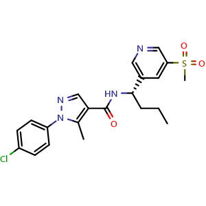Chemical structure of CCR1 antagonist 6 , CAS 2436773-01-0, AChemBlock Y225948