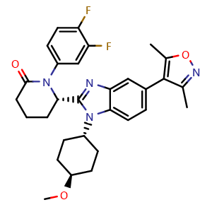 Chemical structure of Inobrodib , CAS 2222941-37-7, AChemBlock Y225951