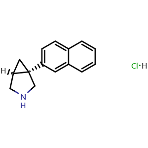 Chemical structure of Centanafadine hydrochloride , CAS 923981-14-0, AChemBlock Y225969