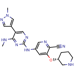 Chemical structure of CHK1-IN-3 , CAS 2097252-39-4, AChemBlock Y225981