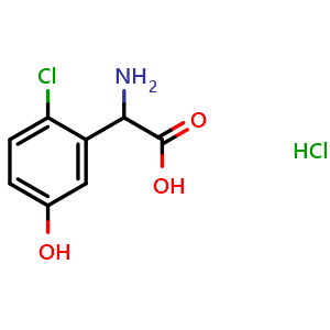 Chemical structure of CHPG hydrochloride , AChemBlock Y225987