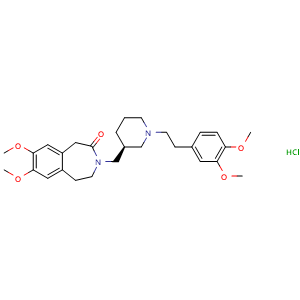 Chemical structure of Cilobradine hydrochloride , CAS 186097-54-1, AChemBlock Y225989