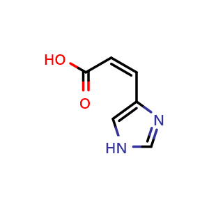 Chemical structure of cis-Urocanic acid , CAS 7699-35-6, AChemBlock Y225992