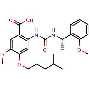 Chemical structure of Complement C5-IN-1 , CAS 2365402-67-9, AChemBlock Y226006