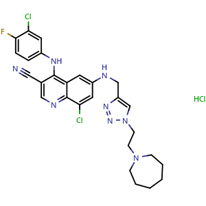Chemical structure of Cot inhibitor-1 hydrochloride , AChemBlock Y226009