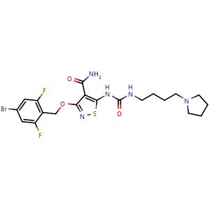 Chemical structure of CP-547632 , CAS 252003-65-9, AChemBlock Y226011