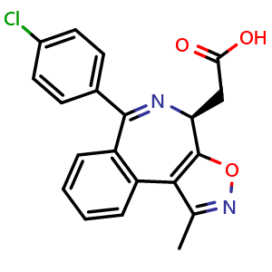 Chemical structure of CPI-0610 carboxylic acid , CAS 1380089-81-5, AChemBlock Y226015