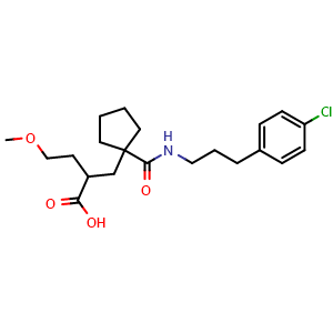 Chemical structure of NEP-IN-1 , CAS 465527-94-0, AChemBlock Y226028