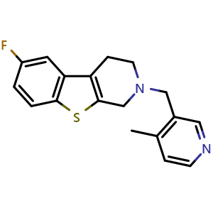 Chemical structure of CYP17-IN-1 , CAS 2093317-51-0, AChemBlock Y226031