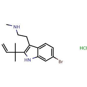 Chemical structure of Desformylflustrabromine hydrochloride , CAS 951322-11-5, AChemBlock Y226050