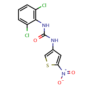 Chemical structure of DFP00173 , CAS 672286-03-2, AChemBlock Y226053