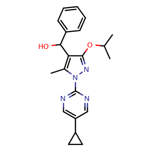 Chemical structure of hDHODH-IN-4 , CAS 1644156-56-8, AChemBlock Y226063