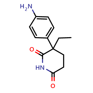 Chemical structure of Aminoglutethimide , CAS 125-84-8, AChemBlock Y226065
