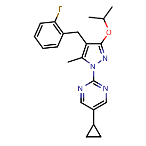 Chemical structure of hDHODH-IN-7 , CAS 1644156-41-1, AChemBlock Y226067