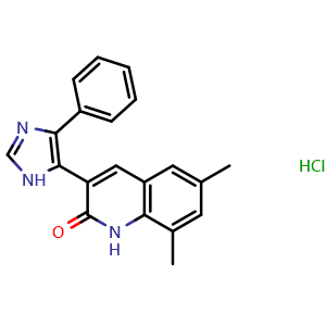 Chemical structure of DIPQUO hydrochloride , AChemBlock Y226070