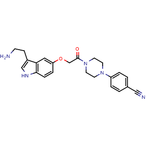 Chemical structure of Donitriptan , CAS 170912-52-4, AChemBlock Y226078