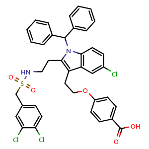 Chemical structure of Ecopladib , CAS 381683-92-7, AChemBlock Y226101