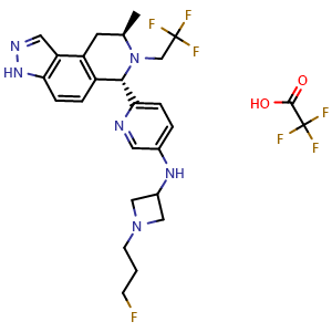 Chemical structure of Camizestrant TFA , AChemBlock Y226125