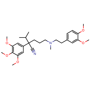 Chemical structure of Gallopamil , CAS 16662-47-8, AChemBlock Y226144