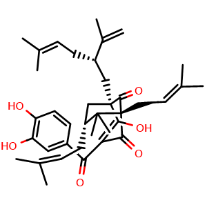 Chemical structure of Garcinol , CAS 78824-30-3, AChemBlock Y226147