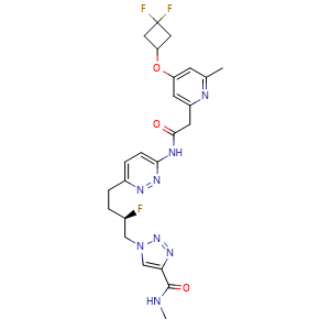 Chemical structure of IPN60090 , CAS 1853164-83-6, AChemBlock Y226158