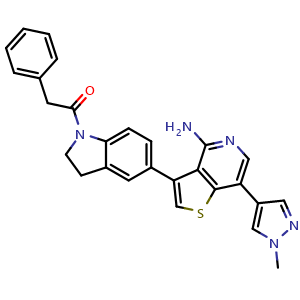 Chemical structure of GSK2593074A , CAS 1337531-06-2, AChemBlock Y226161