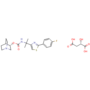 Chemical structure of Ibiglustat (L-Malic acid) , CAS 1629063-78-0, AChemBlock Y226175