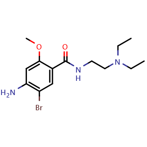 Chemical structure of Bromopride , CAS 4093-35-0, AChemBlock Y226190