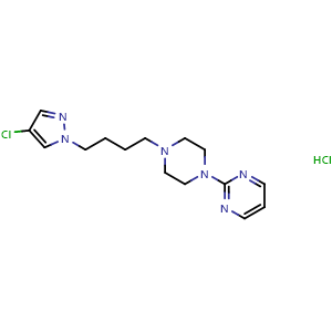 Chemical structure of Lesopitron hydrochloride , CAS 132449-88-8, AChemBlock Y226201