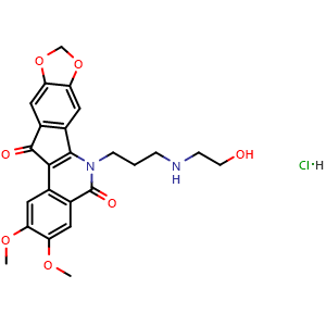 Chemical structure of LMP744 hydrochloride , CAS 308246-57-3, AChemBlock Y226205
