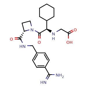 Chemical structure of Melagatran , CAS 159776-70-2, AChemBlock Y226218