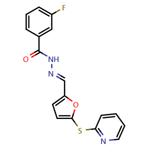 Chemical structure of MLS000544460 , CAS 352336-36-8, AChemBlock Y226225