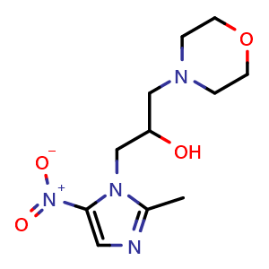 Chemical structure of Morinidazole , CAS 92478-27-8, AChemBlock Y226229