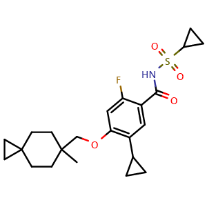 Chemical structure of NaV1.7 inhibitor-1 , CAS 1494585-79-3, AChemBlock Y226245