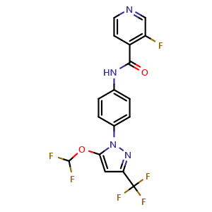 Chemical structure of NFAT Transcription Factor Regulator-1 , CAS 245747-71-1, AChemBlock Y226250