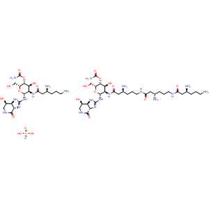 Chemical structure of Nourseothricin sulfate , CAS 96736-11-7, AChemBlock Y226261
