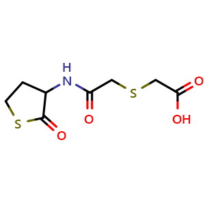 Chemical structure of Erdosteine , CAS 84611-23-4, AChemBlock Y226276