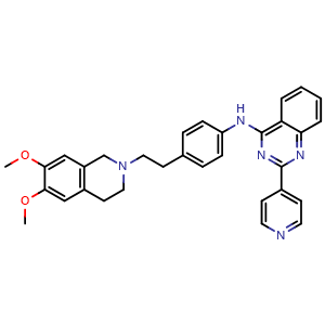 Chemical structure of P-gp inhibitor 1 , CAS 2050747-49-2, AChemBlock Y226282