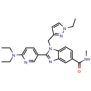 Chemical structure of CBP/p300-IN-3 , CAS 2299226-01-8, AChemBlock Y226283