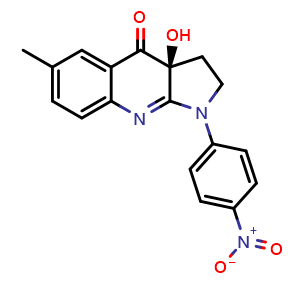 Chemical structure of para-Nitroblebbistatin , CAS 1621326-32-6, AChemBlock Y226286