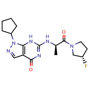 Chemical structure of PDE9-IN-1 , CAS 2305087-92-5, AChemBlock Y226292