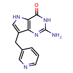 Chemical structure of Peldesine , CAS 133432-71-0, AChemBlock Y226293