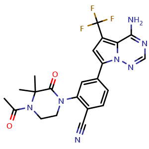 Chemical structure of PI3K , CAS 1911564-39-0, AChemBlock Y226303