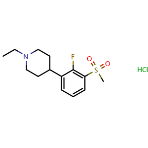 Chemical structure of Piperidine-MO-1 , CAS 871351-61-0, AChemBlock Y226309
