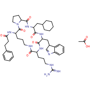 Chemical structure of PMX 205 acetate , AChemBlock Y226311