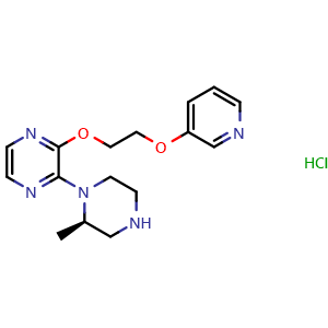 Chemical structure of PRX933 hydrochloride , CAS 639029-42-8, AChemBlock Y226320