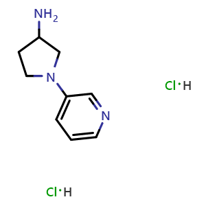 Chemical structure of (Rac)-ABT-202 dihydrochloride , CAS 1258641-38-1, AChemBlock Y226334