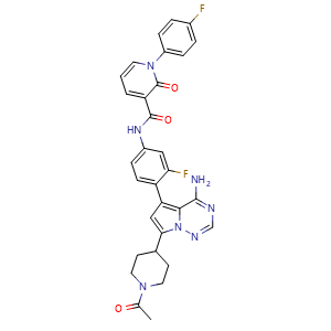 Chemical structure of TAM-IN-2 , CAS 2135642-56-5, AChemBlock Y226391